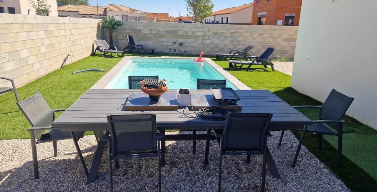 Appart Tout Neuf + Piscine Rivesaltes Buitenkant foto
